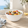 Home Table 6-Inches, 8-Inches, 9-Inches Opal White Marble Serving Bowls