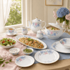 Royal NG Pastel Bloom 61-Piece Bone China Dinner Set for 8