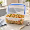 Home Table 1.5-Liter 1.4Kg Plastic Food Containers With Lock Lid