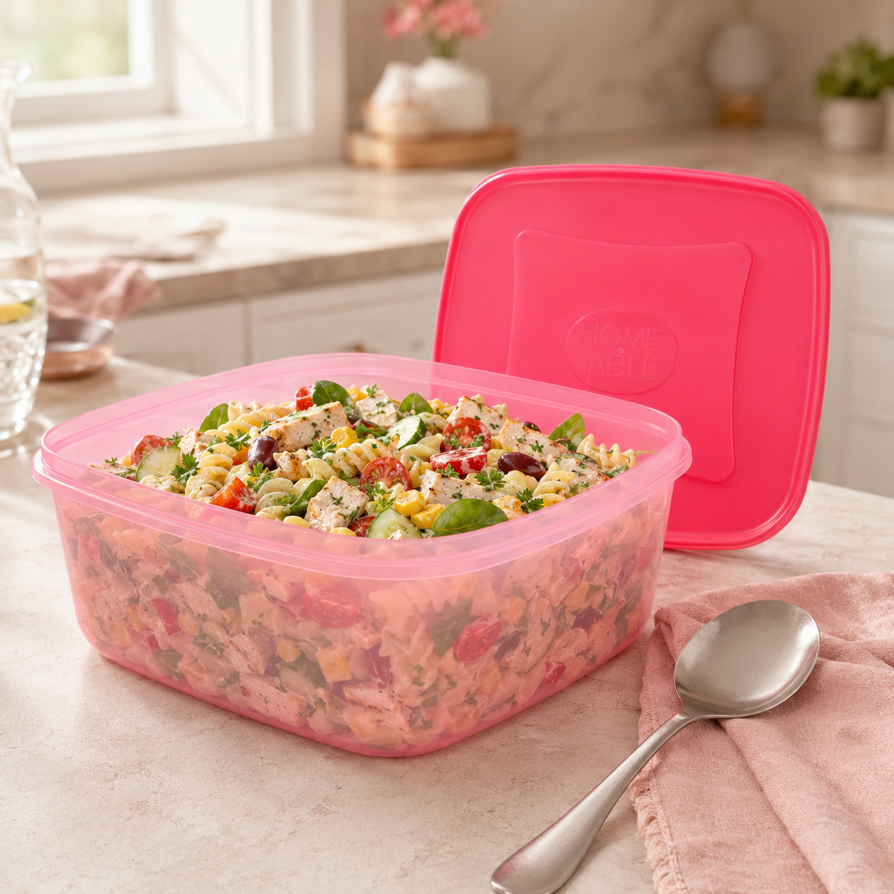 Home Table 3-Liter 2.8Kg Plastic Food Containers