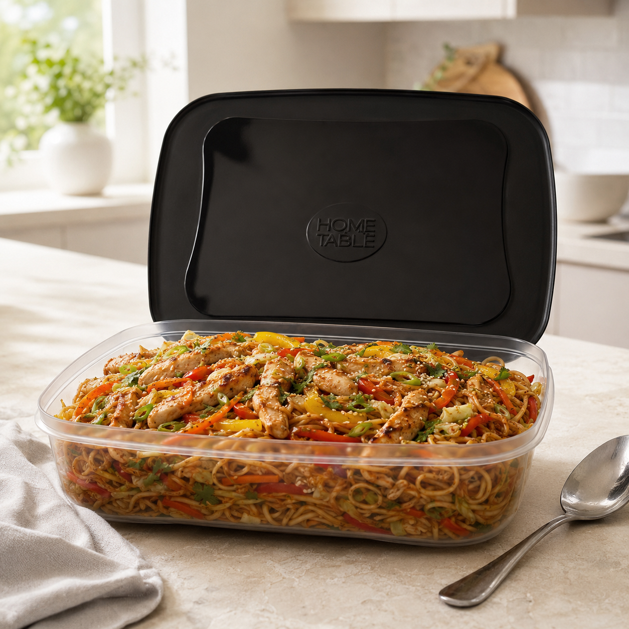 Home Table 3.45-Liter 3.3Kg Plastic Food Containers