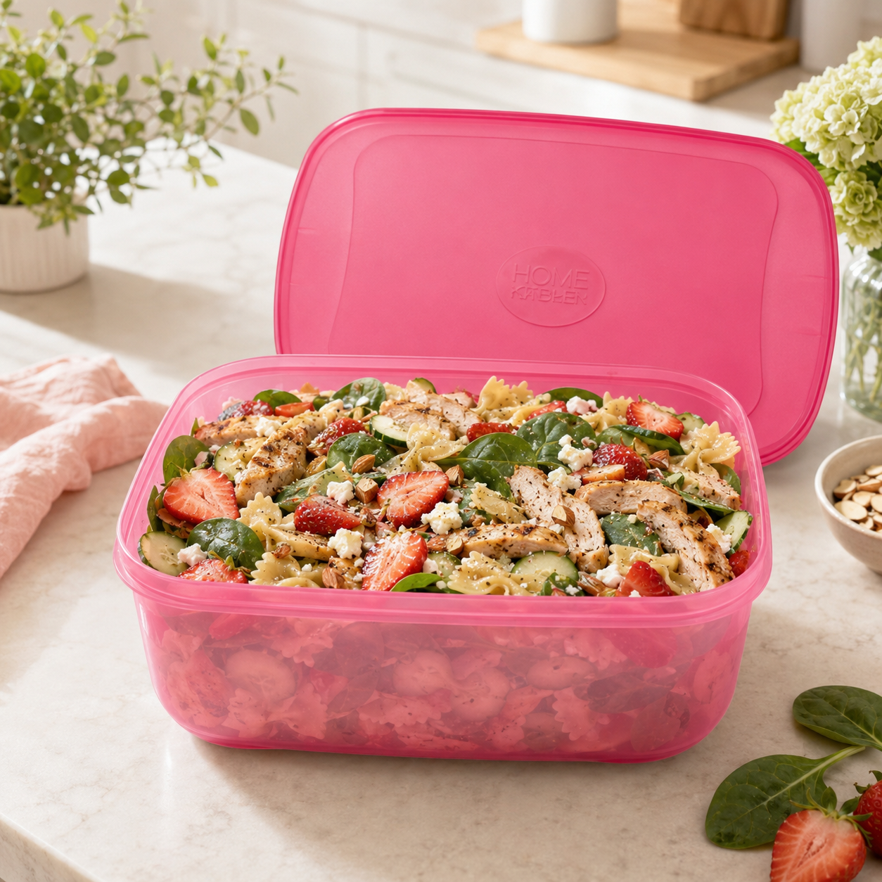 Home Table 5-Liter 4.7Kg Plastic Food Containers
