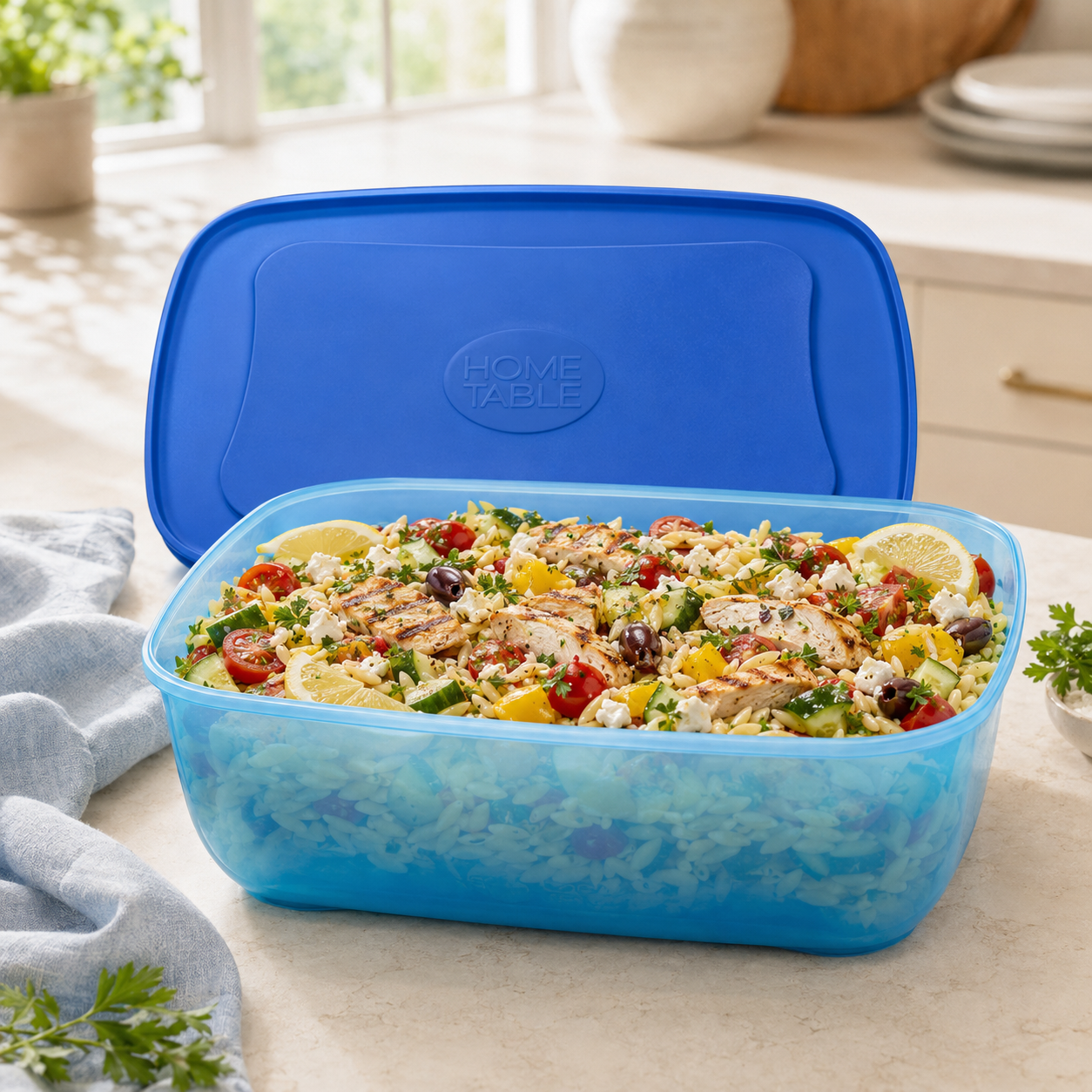Home Table 5-Liter 4.7Kg Plastic Food Containers