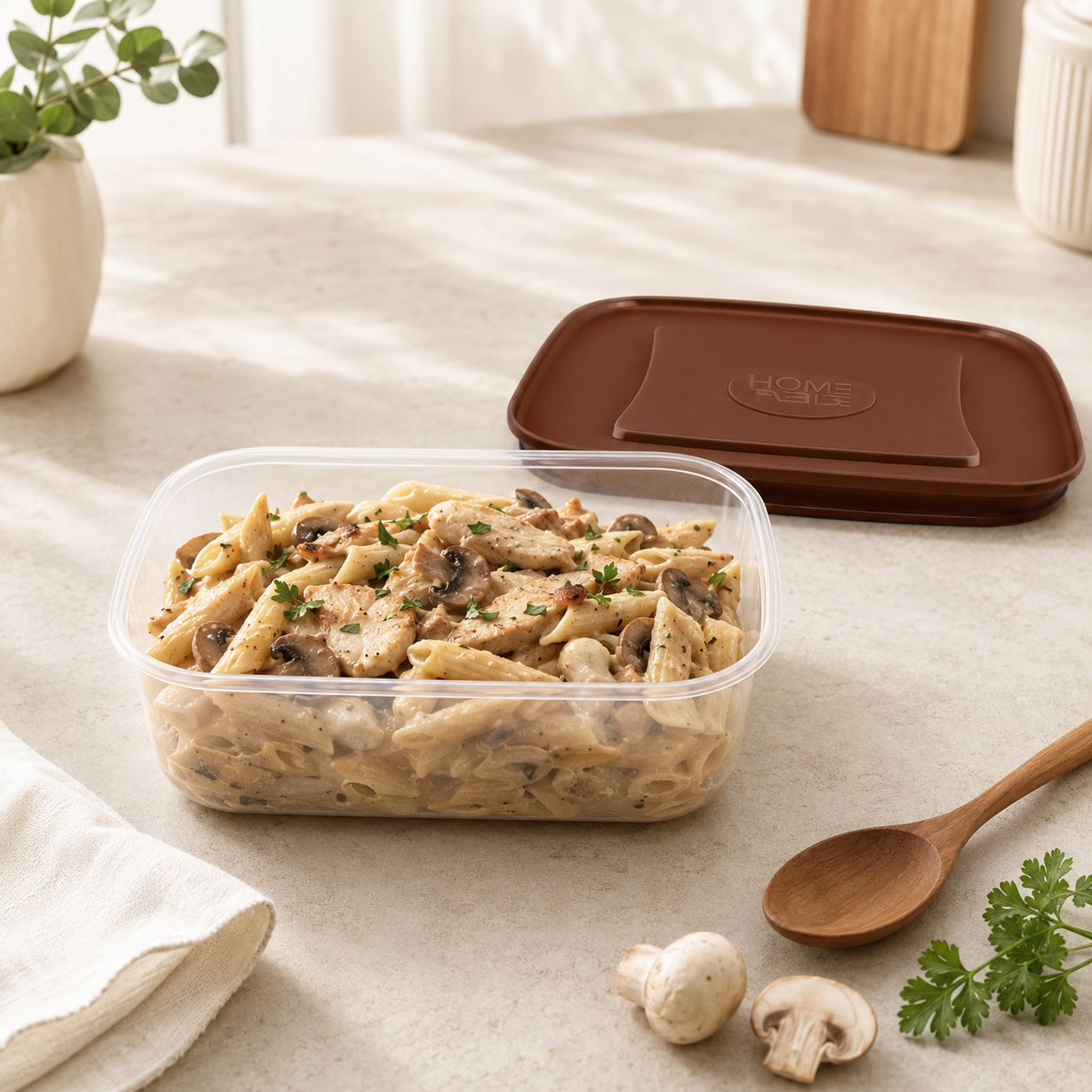 Home Table 1.2-Liter 1.1Kg Plastic Food Containers
