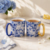 Danny Home 2-Piece Porcelain Mug - 450 ML | Blue Blossom
