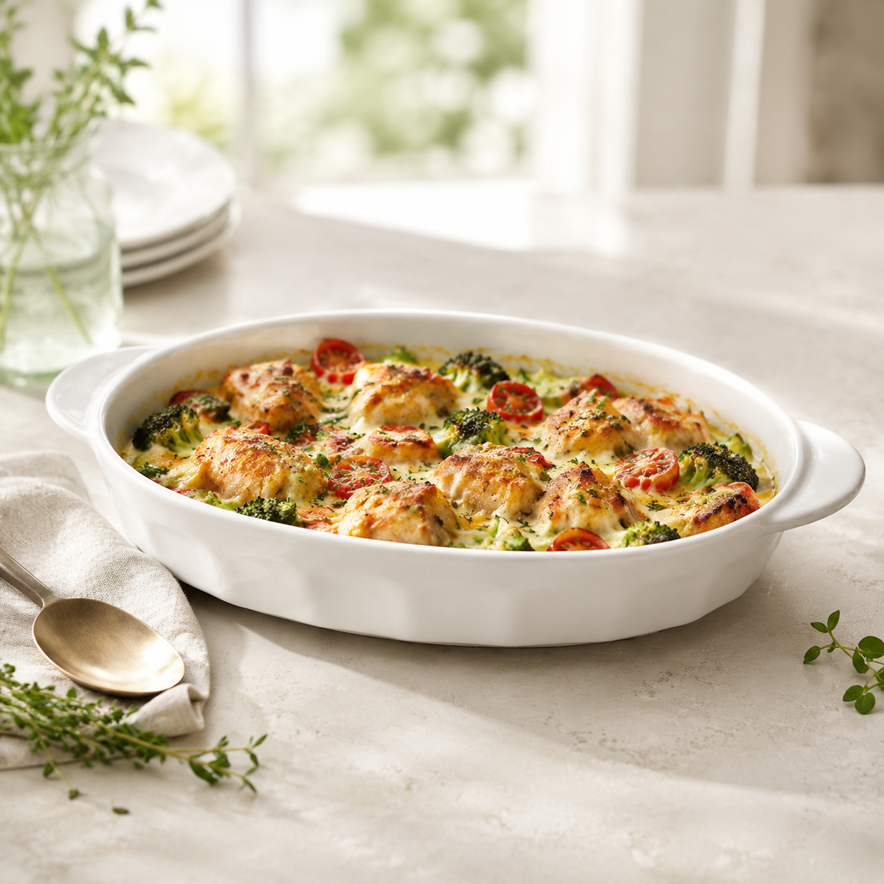 Danny Home 35.5*7.6*22.2 Cm  Porcelain Oval Open Casserole Dish