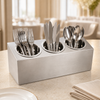 Mart 3-portion and 4-portion Stainless Steel Cutlery Holders