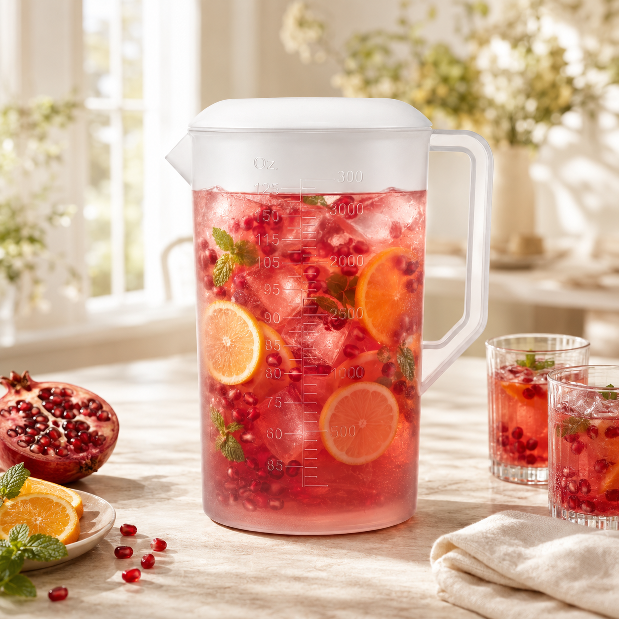 Utility Plastic White Jugs