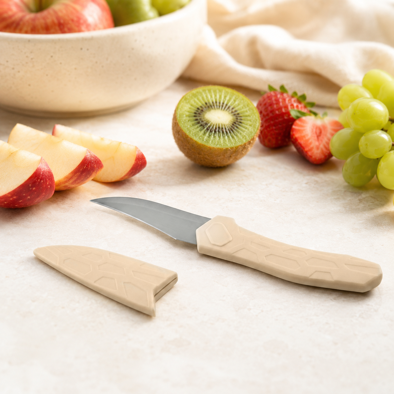 Aitos Stainless Steel Knife With Silicon Protective Cover