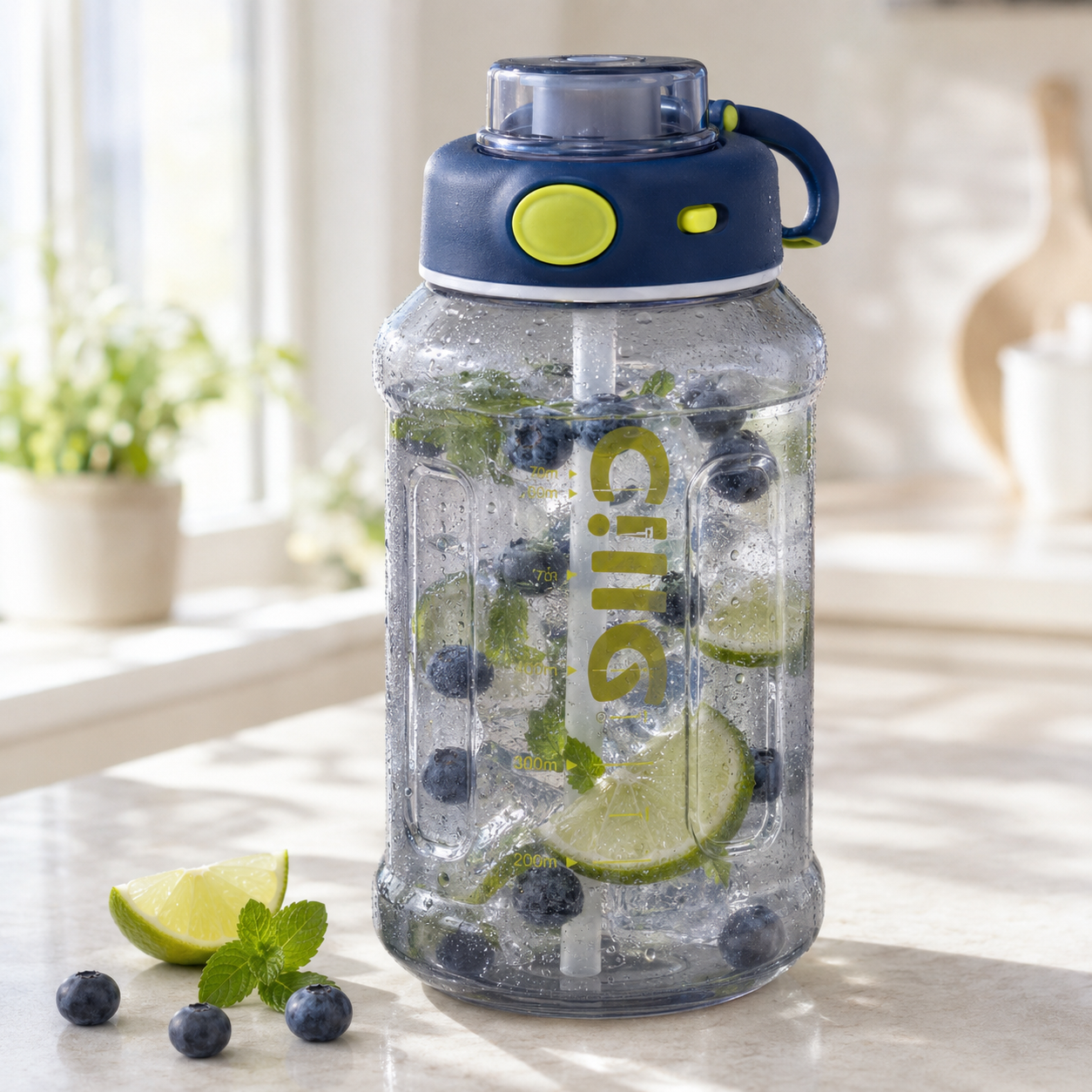 Cille 880 ML Plastic Water Bottles