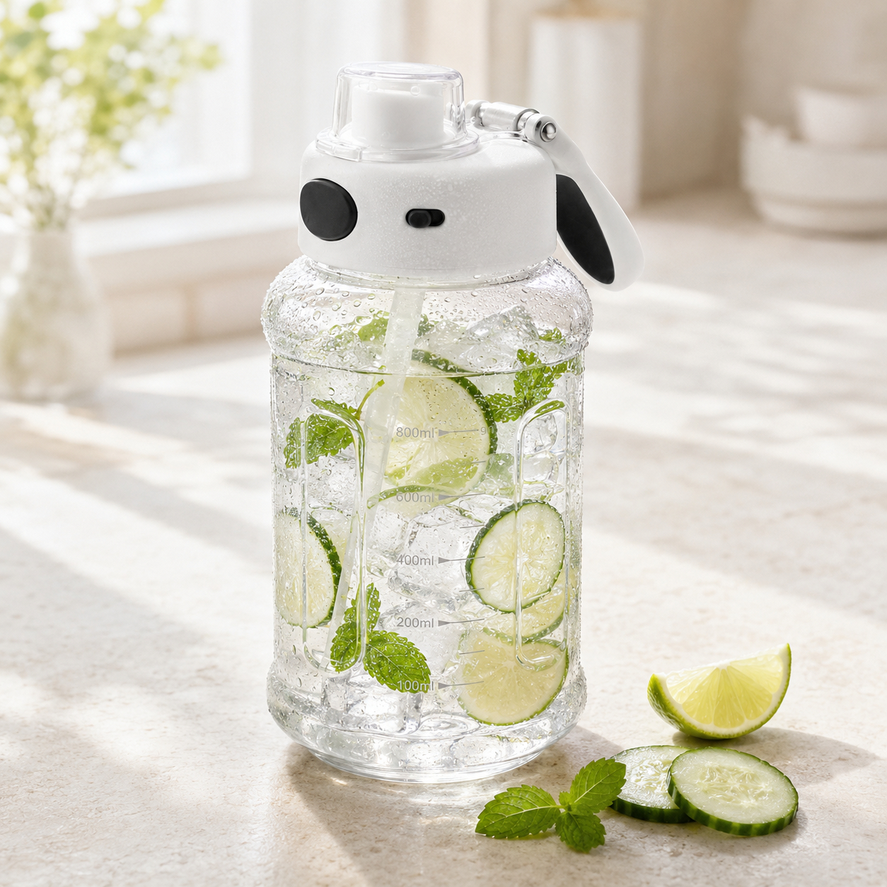 Cille 880 ML Plastic Water Bottles