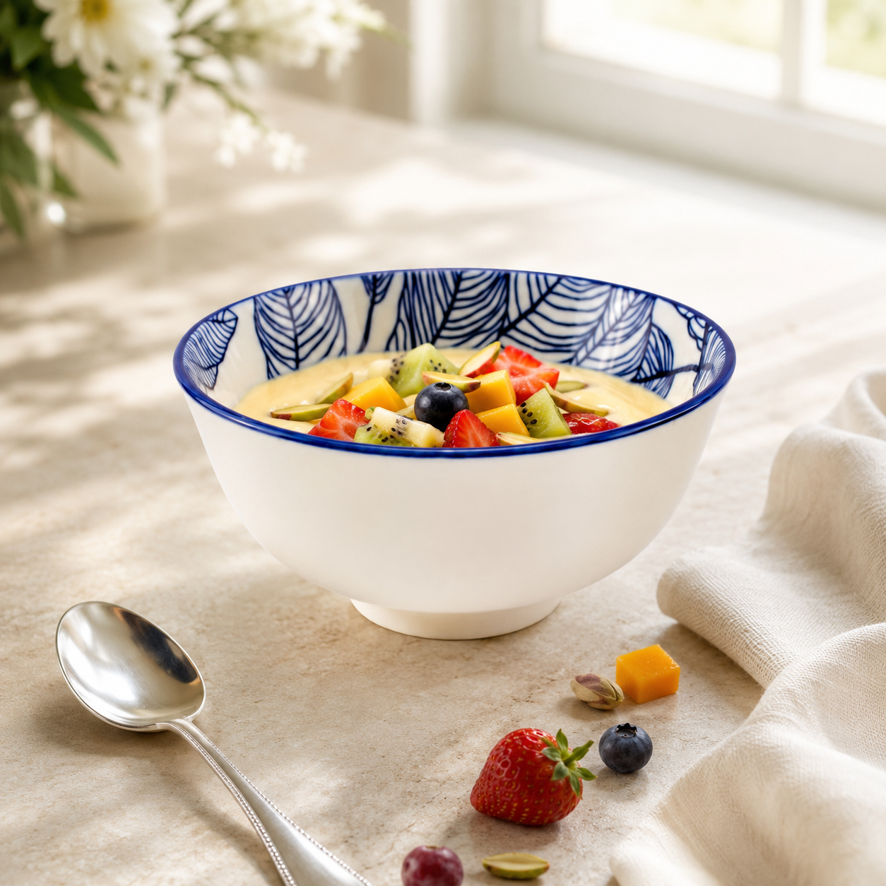 Gupan 4.5-Inch Marble Sweet Bowls
