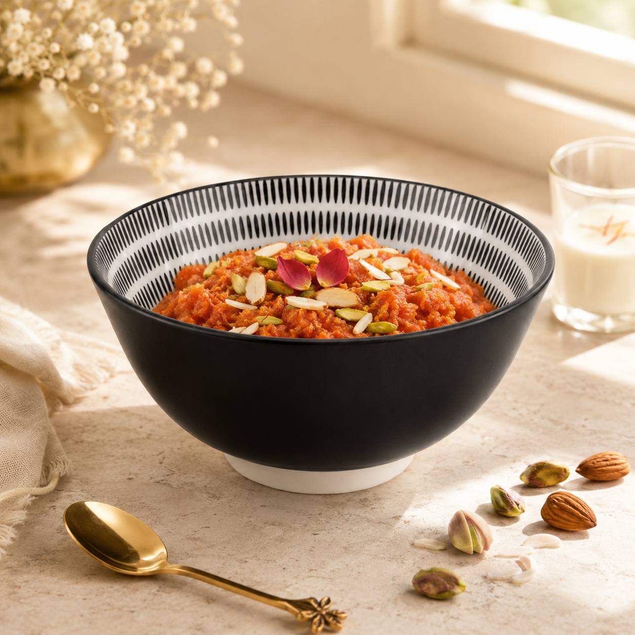 Gupan 6-Inch Marble Sweet Bowls