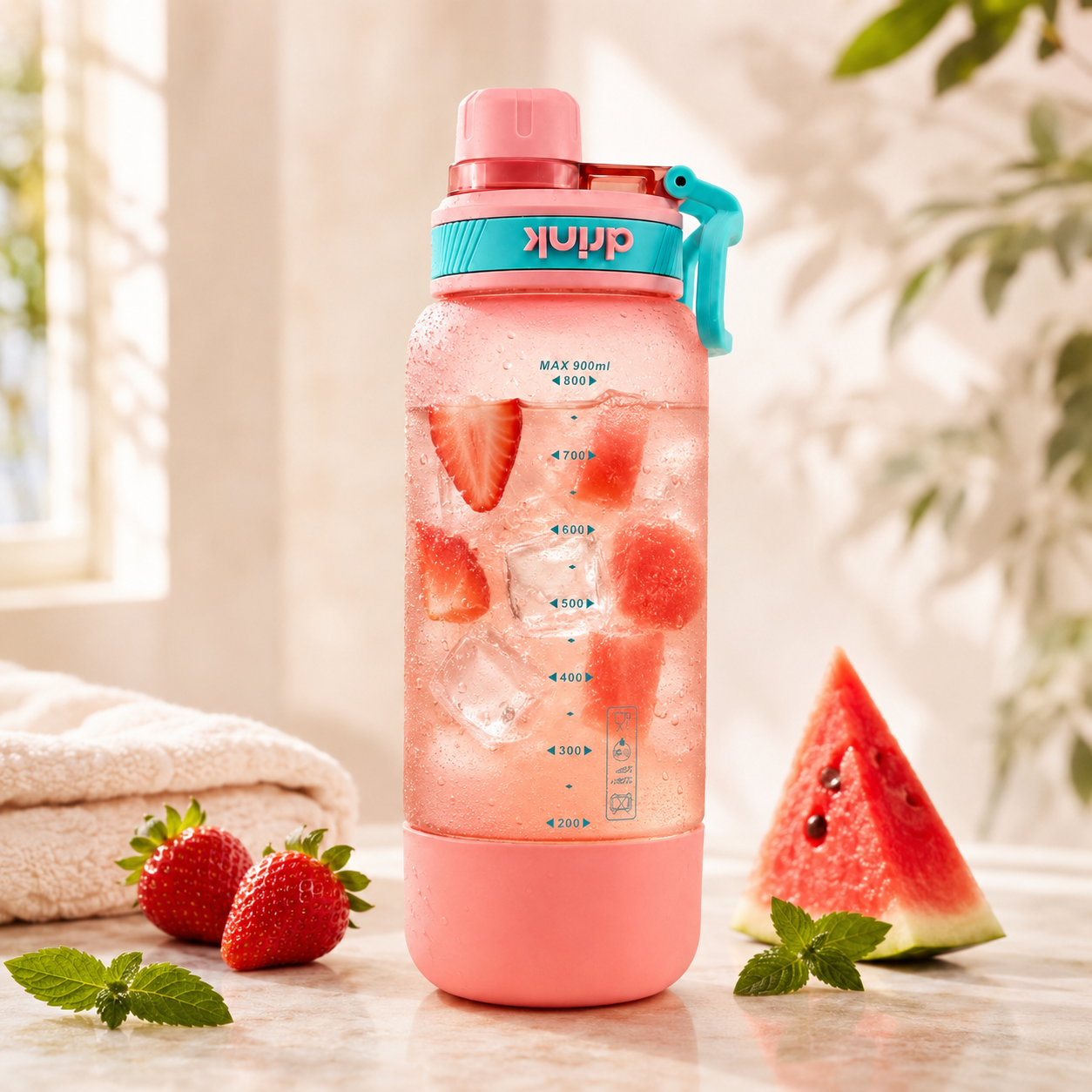 Eyun Sports 900 ML Plastic Water Bottles