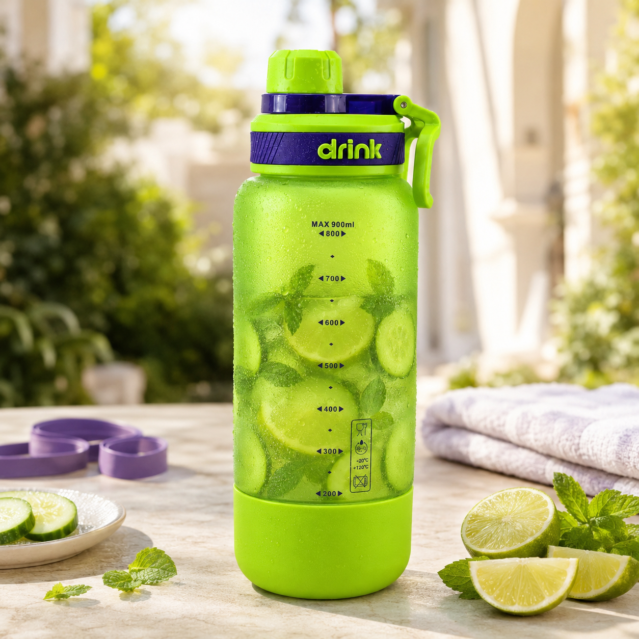 Eyun Sports 900 ML Plastic Water Bottles
