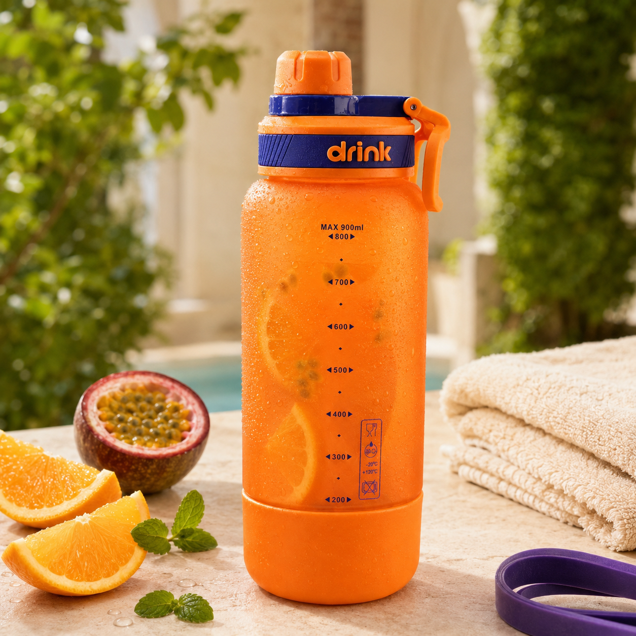 Eyun Sports 900 ML Plastic Water Bottles