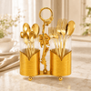 Fancy 2-Portion Spoon Holders