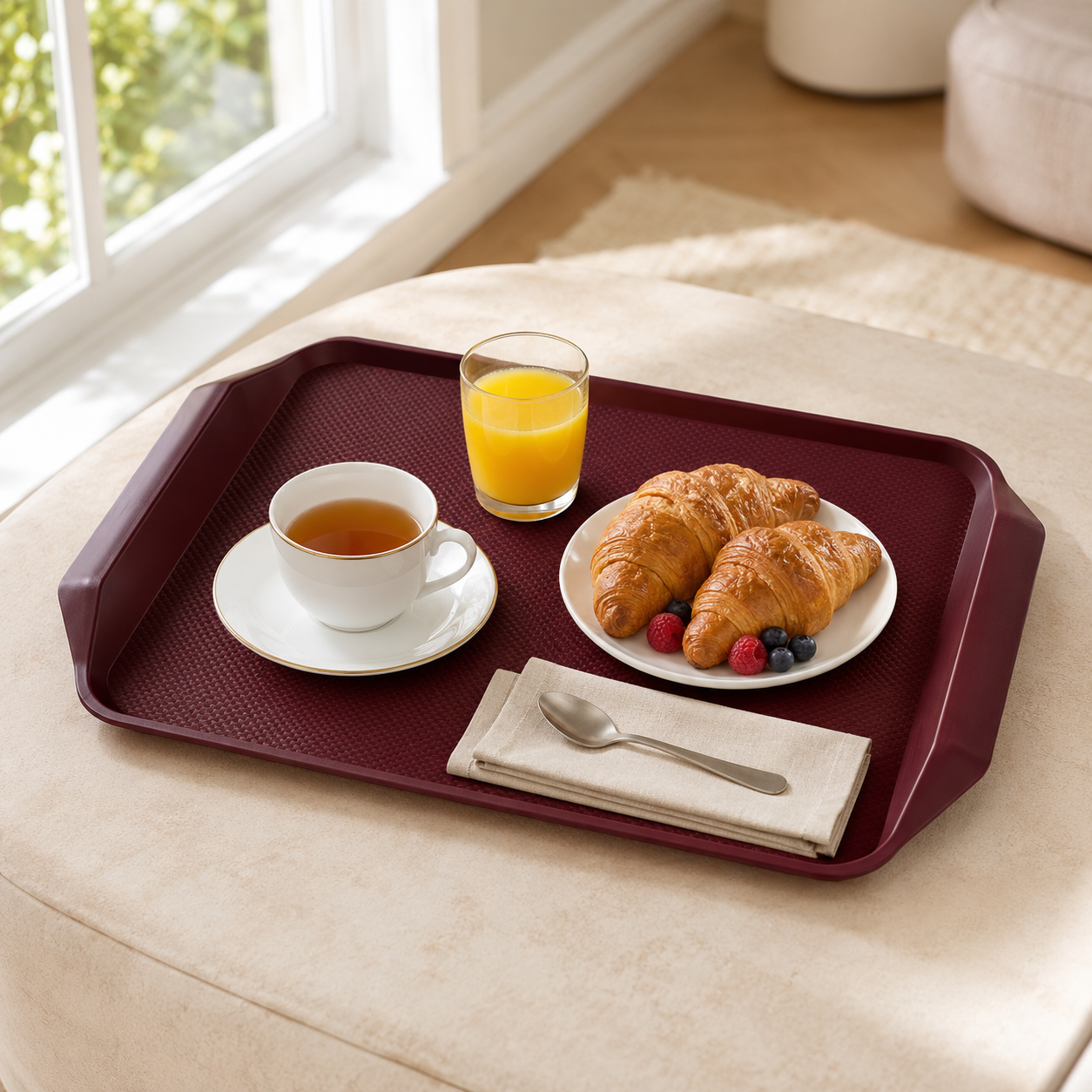 Tango 16 * 18 Plastic Rectangular Serving Tray