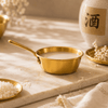 T.D.L Stainless Steel Electric Golden Coating Rice Wine Bowls