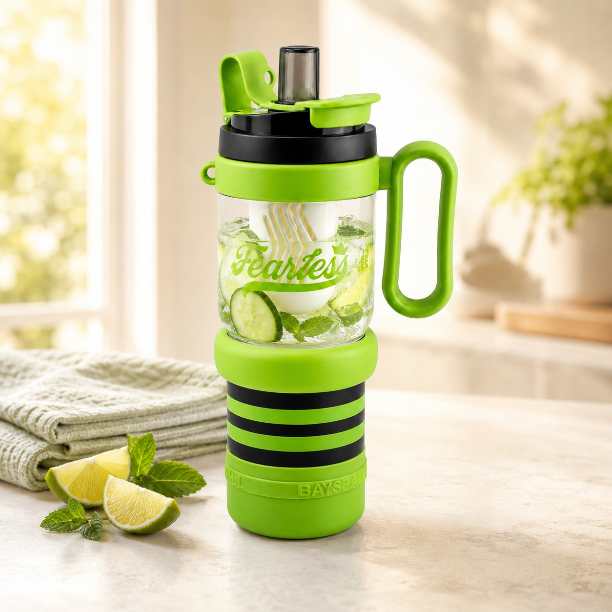 Baysball 2-in-1 1-Liter Water Bottle