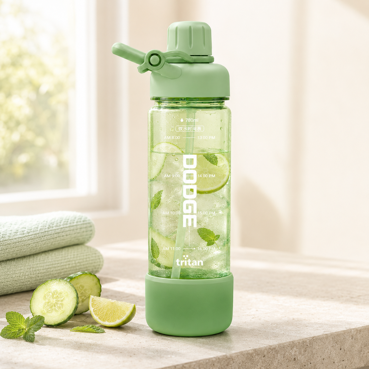 Dodge 780 ML Plastic Water Bottle