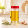 Acryl 500 ML Acrylic Spout Oil Bottle with red lid