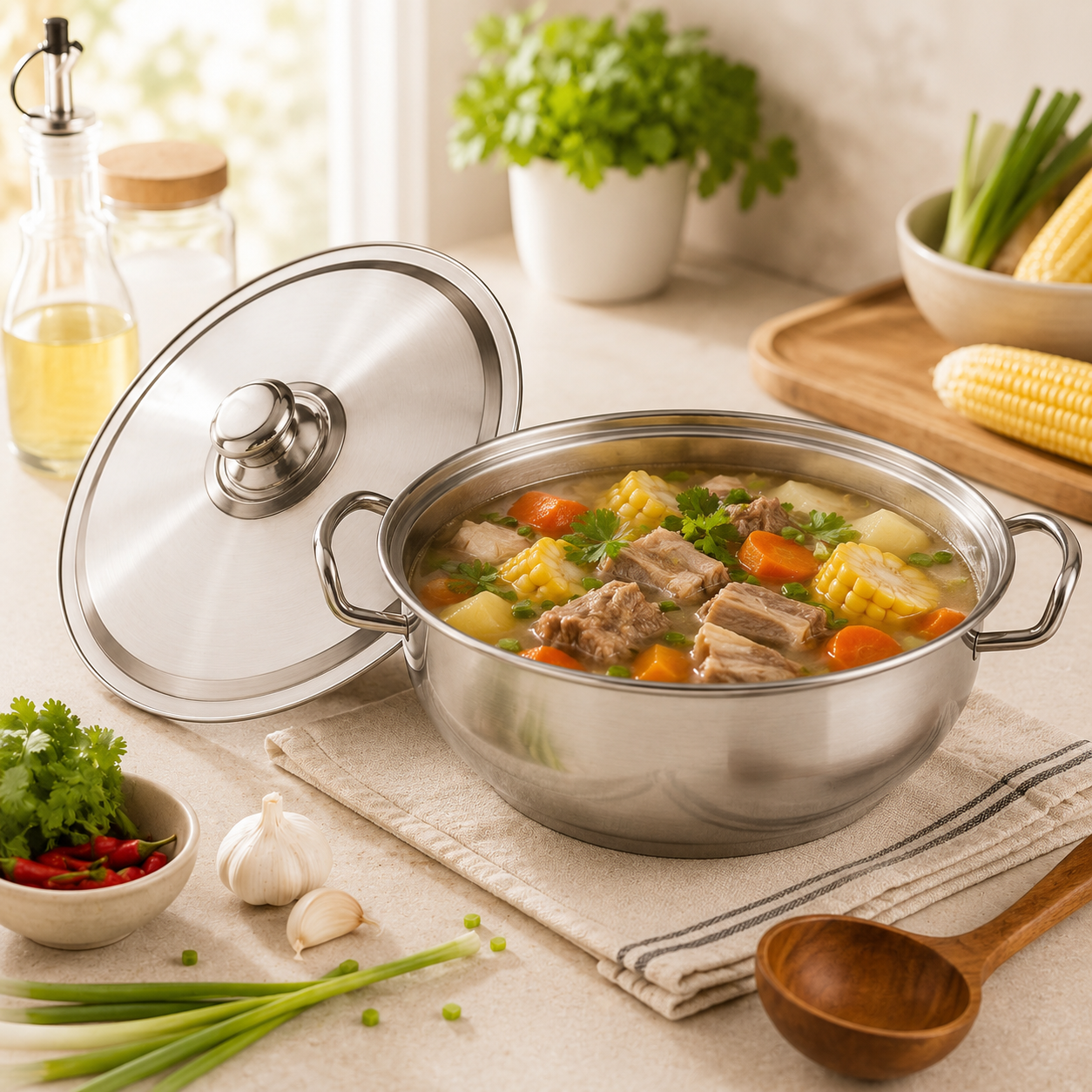 R/S Stainless Steel Hot Pots