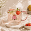 D.W.M 400 ML Borosilicate Glass Mugs