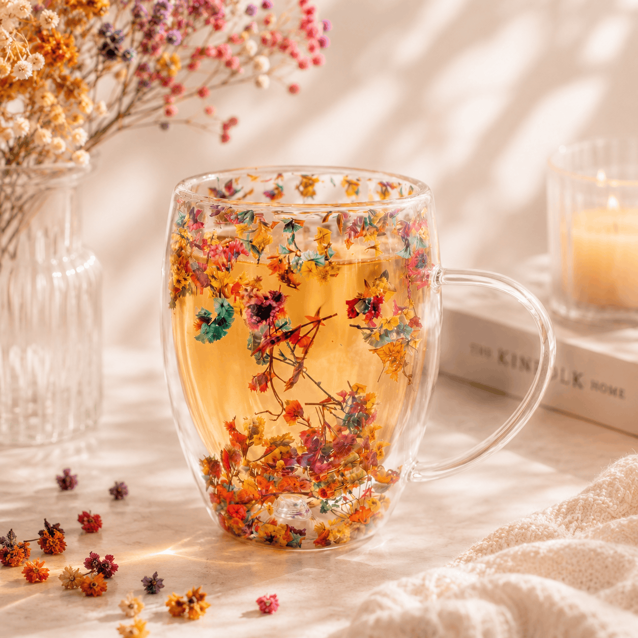 D.W.M 350 ML Double Wall Glass Mugs Kaka Bawa Sons