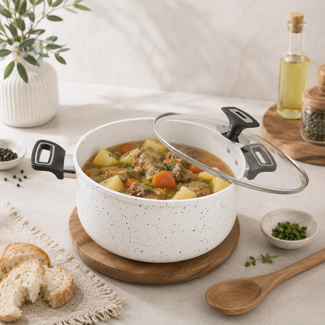 Prestige Lion 28 cm Non Stick Cooking Pot