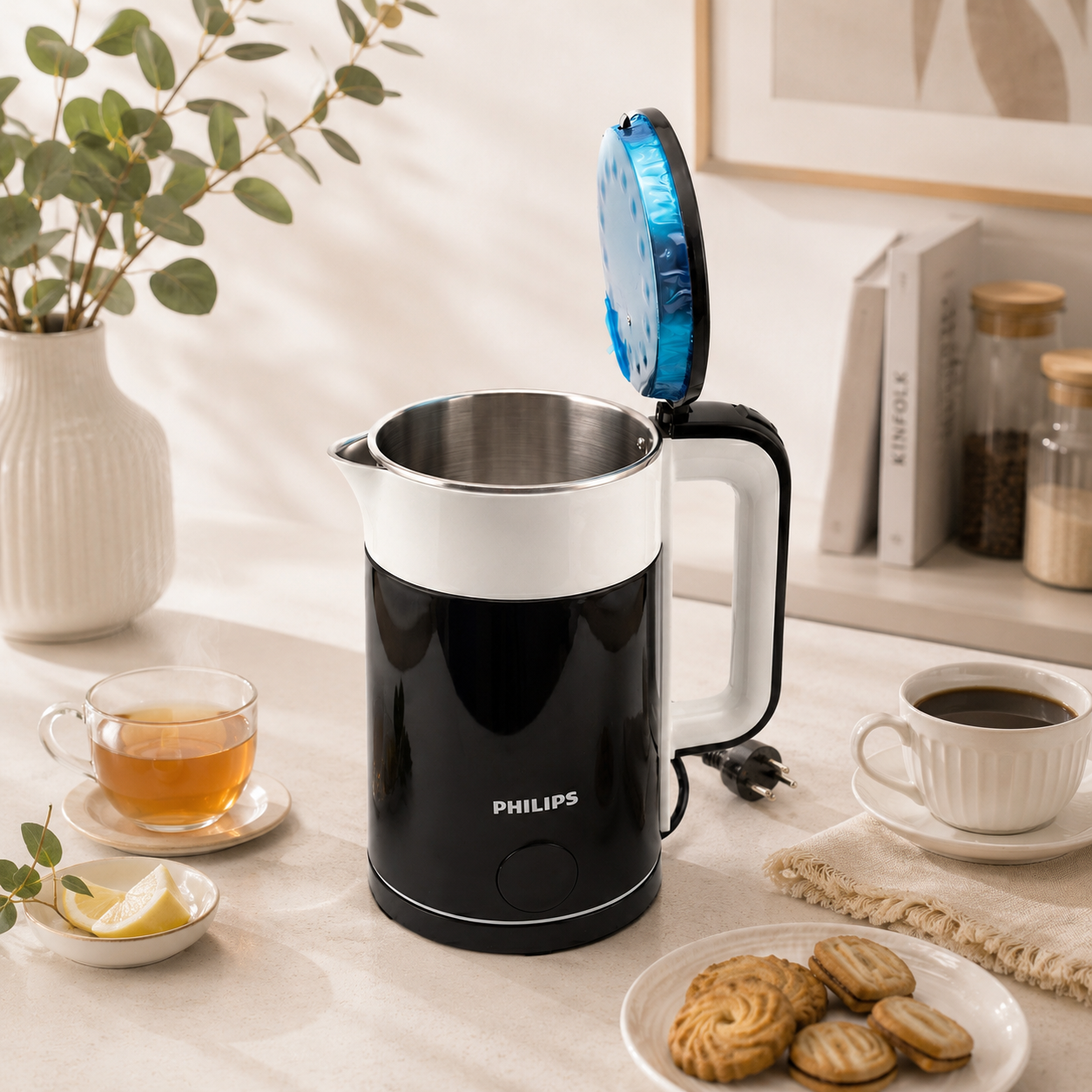 Philips 2-Liter 1500W Triple Thermostat Electric Kettles