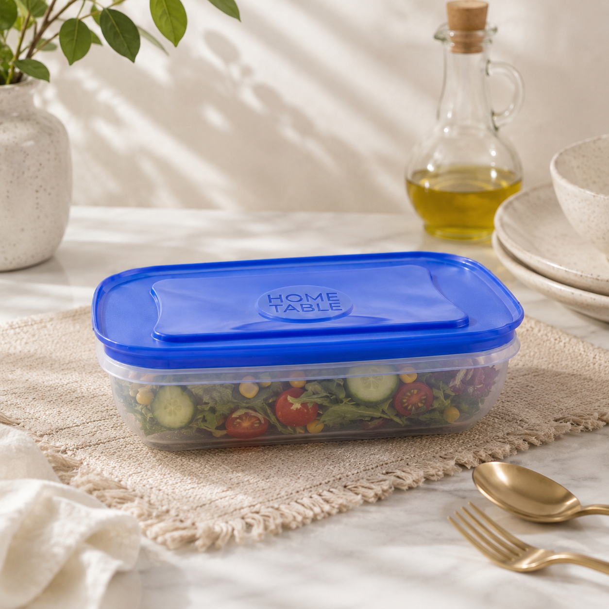 Home Table 1-Liter 960 g Plastic Food Containers