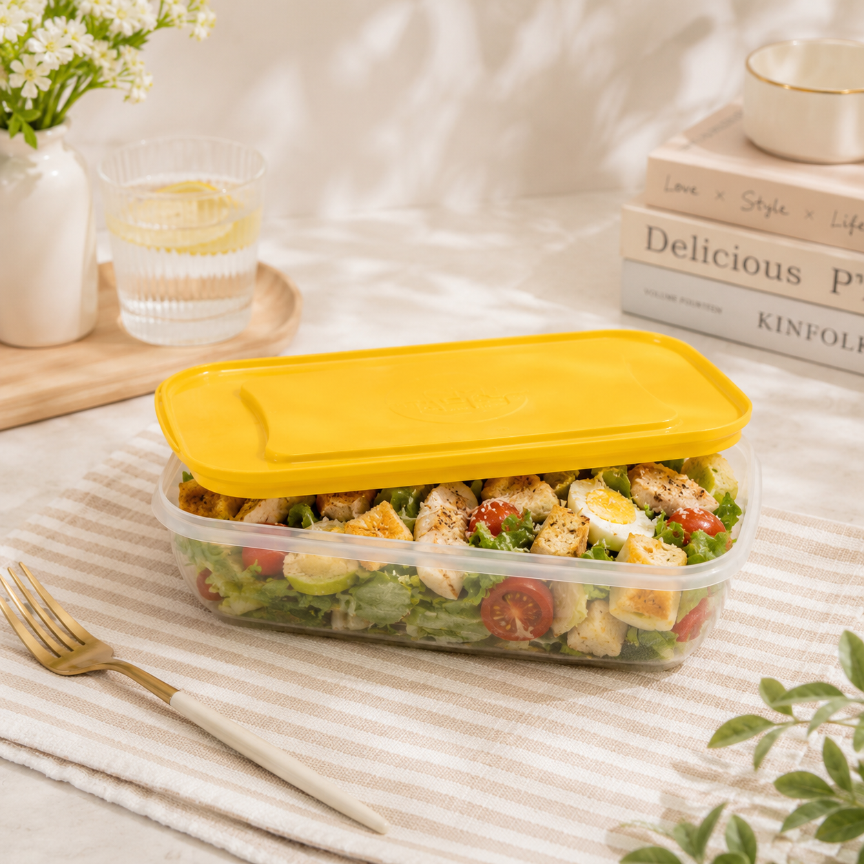 Home Table 1-Liter 960 g Plastic Food Containers