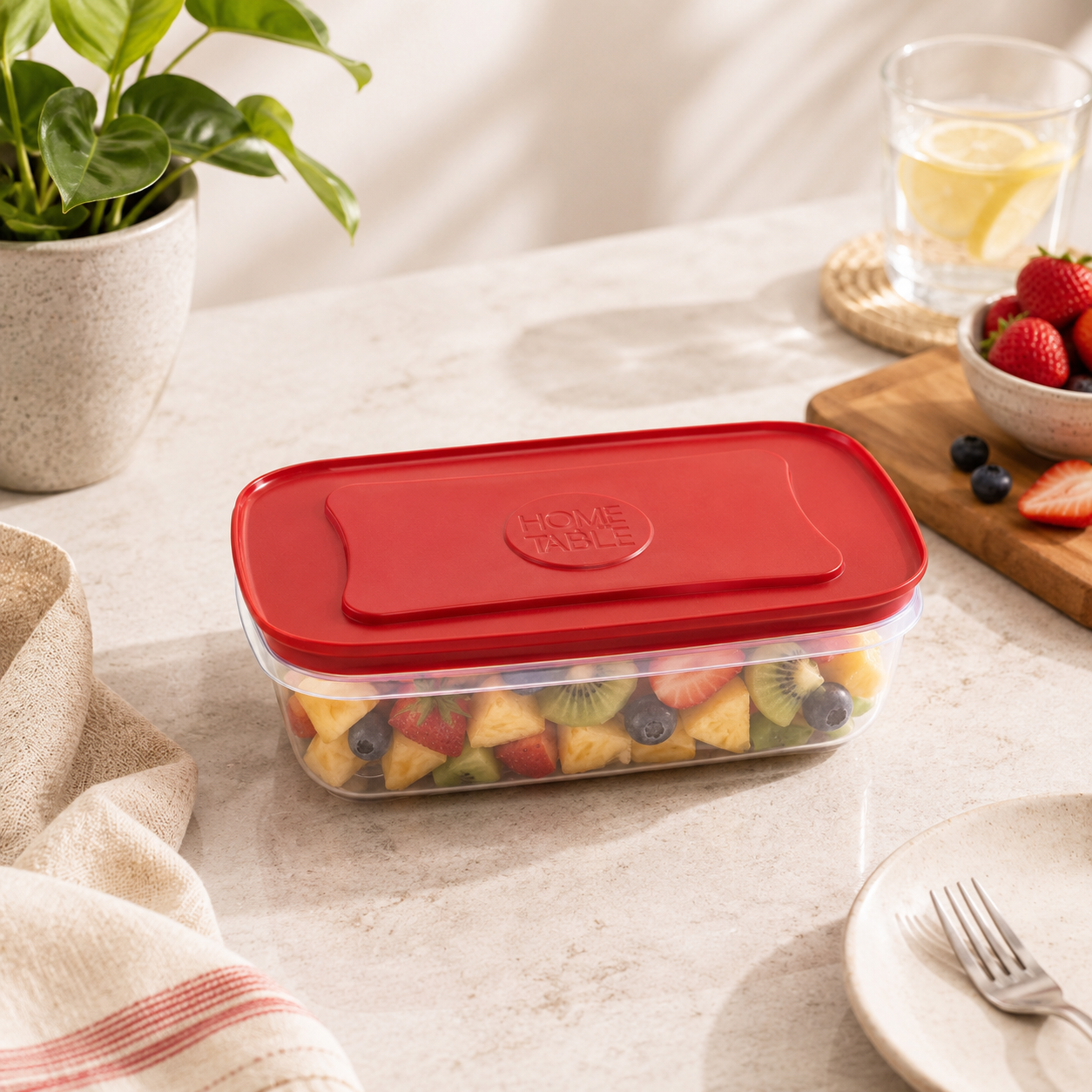 Home Table 0.8-Liter 780 g Food Containers