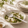 Blaze Pearl 2-Piece Stainless Steel Silver Serving Fork Set