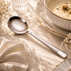 Blaze Tree 2-Piece Stainless Steel Silver Serving Soup Spoon Set