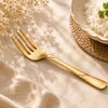 Blaze R.P.3 Stainless Steel 2-Piece Golden Serving Fork Set