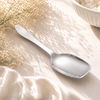 N.H Stainless Steel Silver Square Serving Rice Panja Spoon