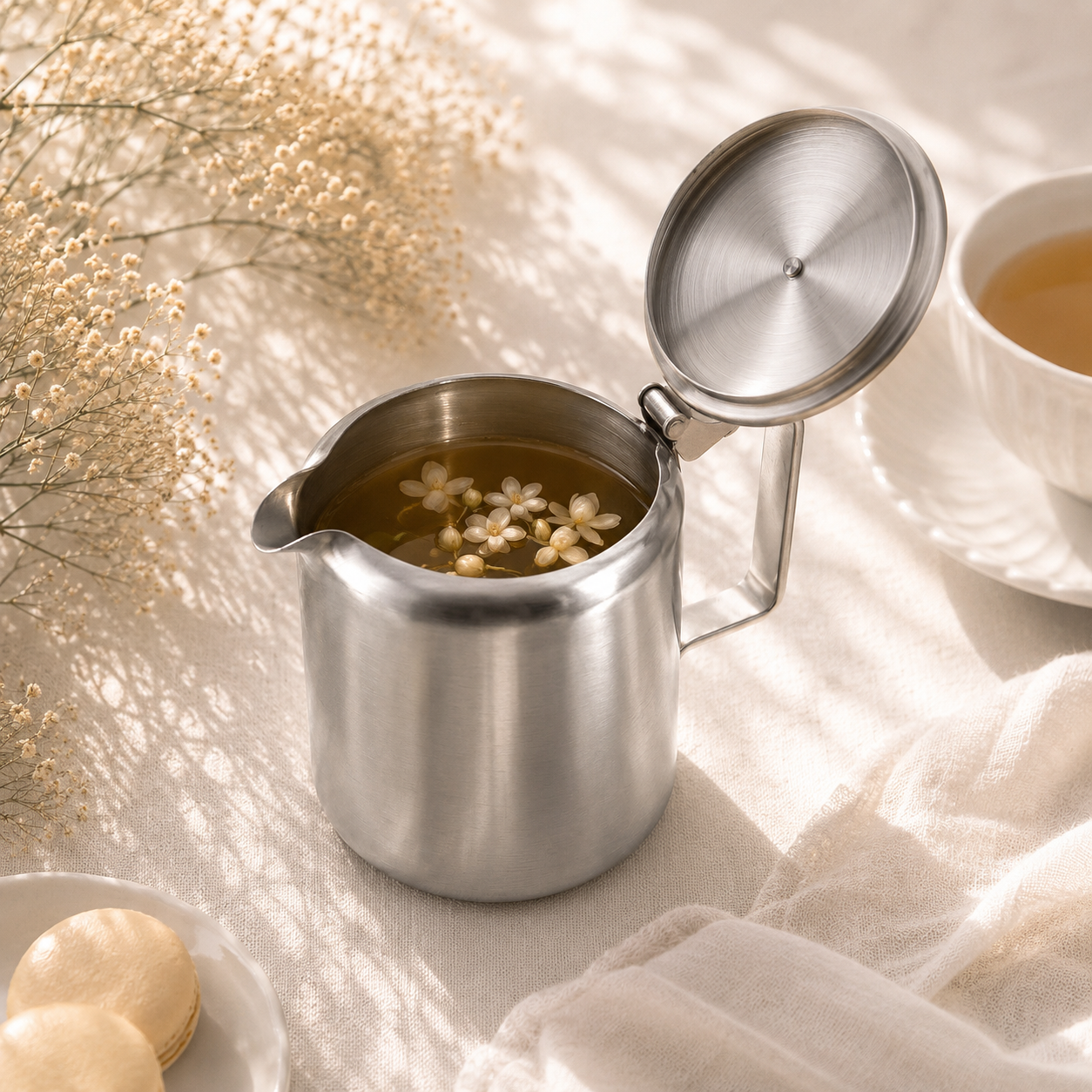 WorldWide Dull-Capri Stainless Steel Tea Pots