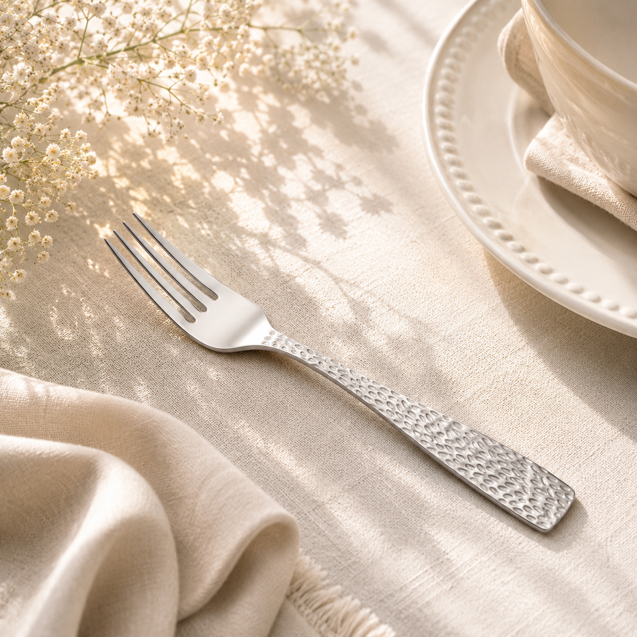 Humber 6-Piece Stainless Steel Silver Table Fork Set