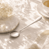 Mirror Polish 6-Piece Stainless Steel Silver Long Tea Spoon Set