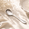 Omega 6-Piece Stainless Steel Silver Baby Soup Spoon Set