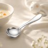 H.P 6-Piece Stainless Steel Silver Baby Soup Spoon