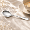 H.P Stainless Steel Silver Serving Soup Spoon