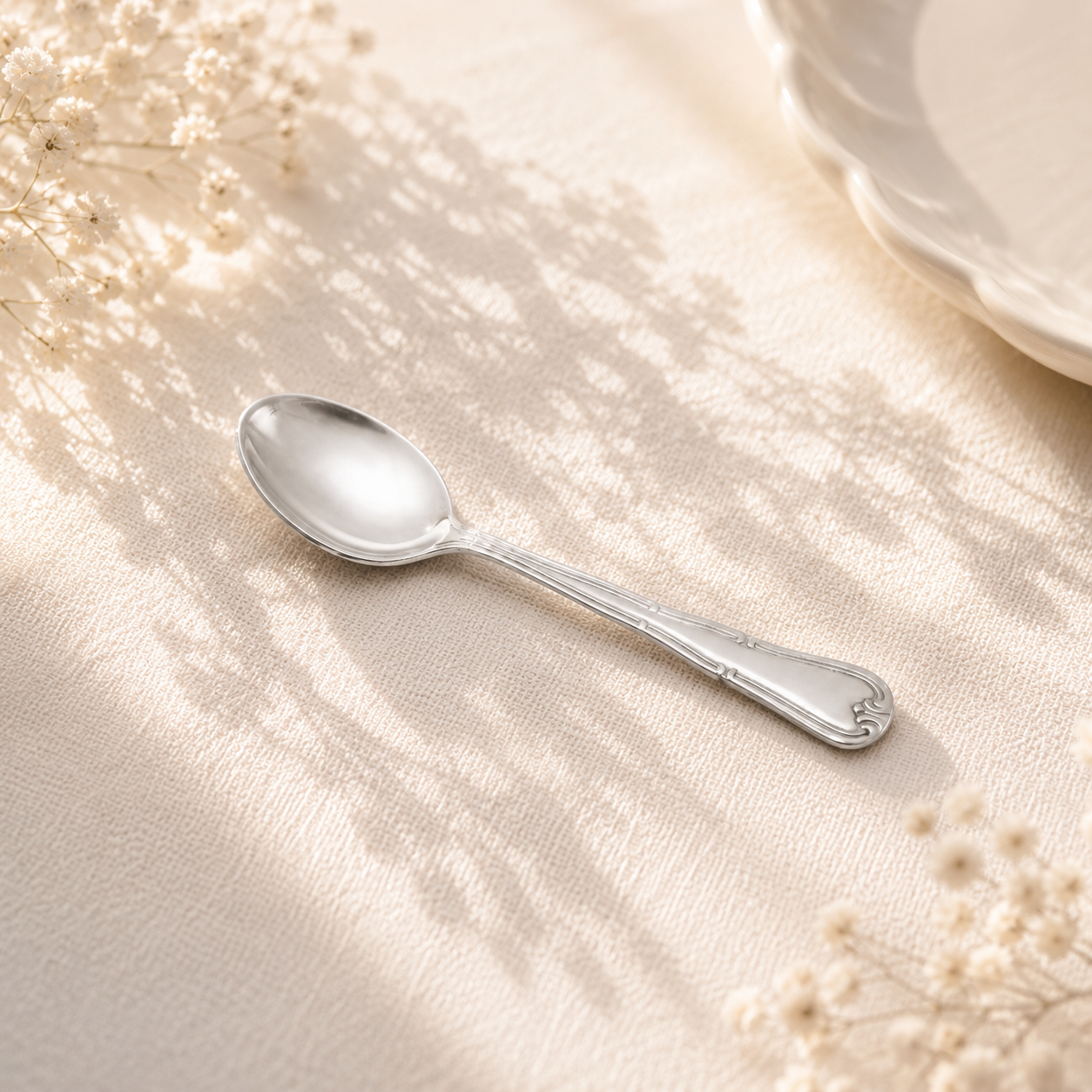 Venus 6-Piece Stainless Steel Silver Baby Spoon Set