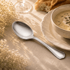 N.F Moon Stainless Steel Silver Serving Soup Spoon