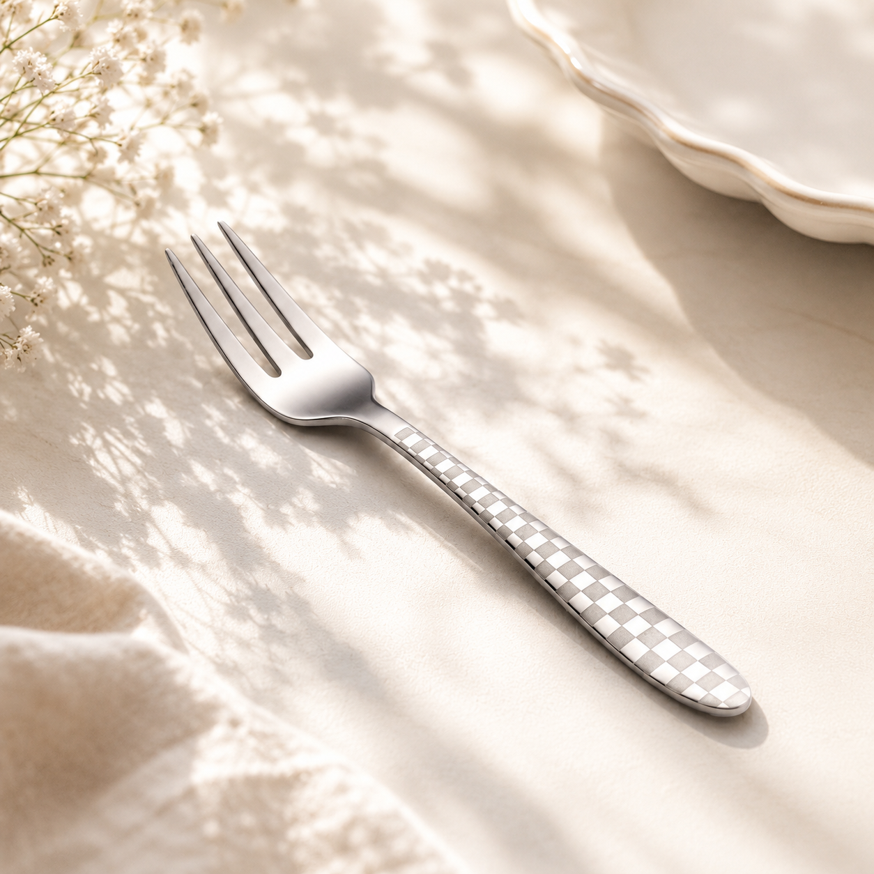 Lazer One 6-Piece Stainless Steel Silver Baby Fork Set