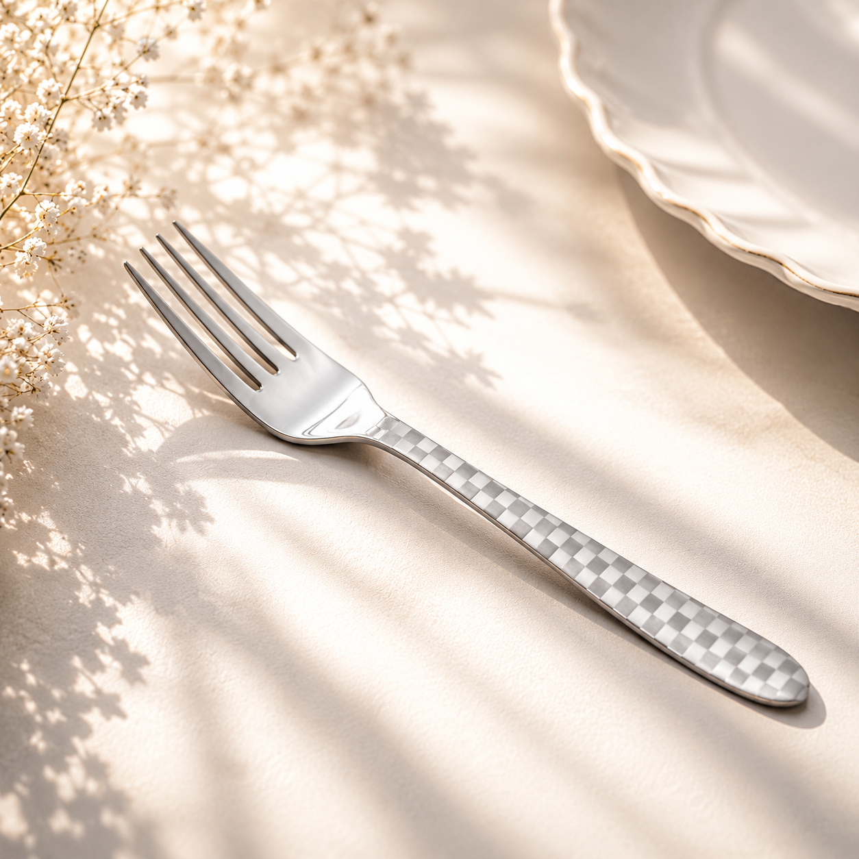 Lazer One 6-Piece Stainless Steel Silver Table Fork Set