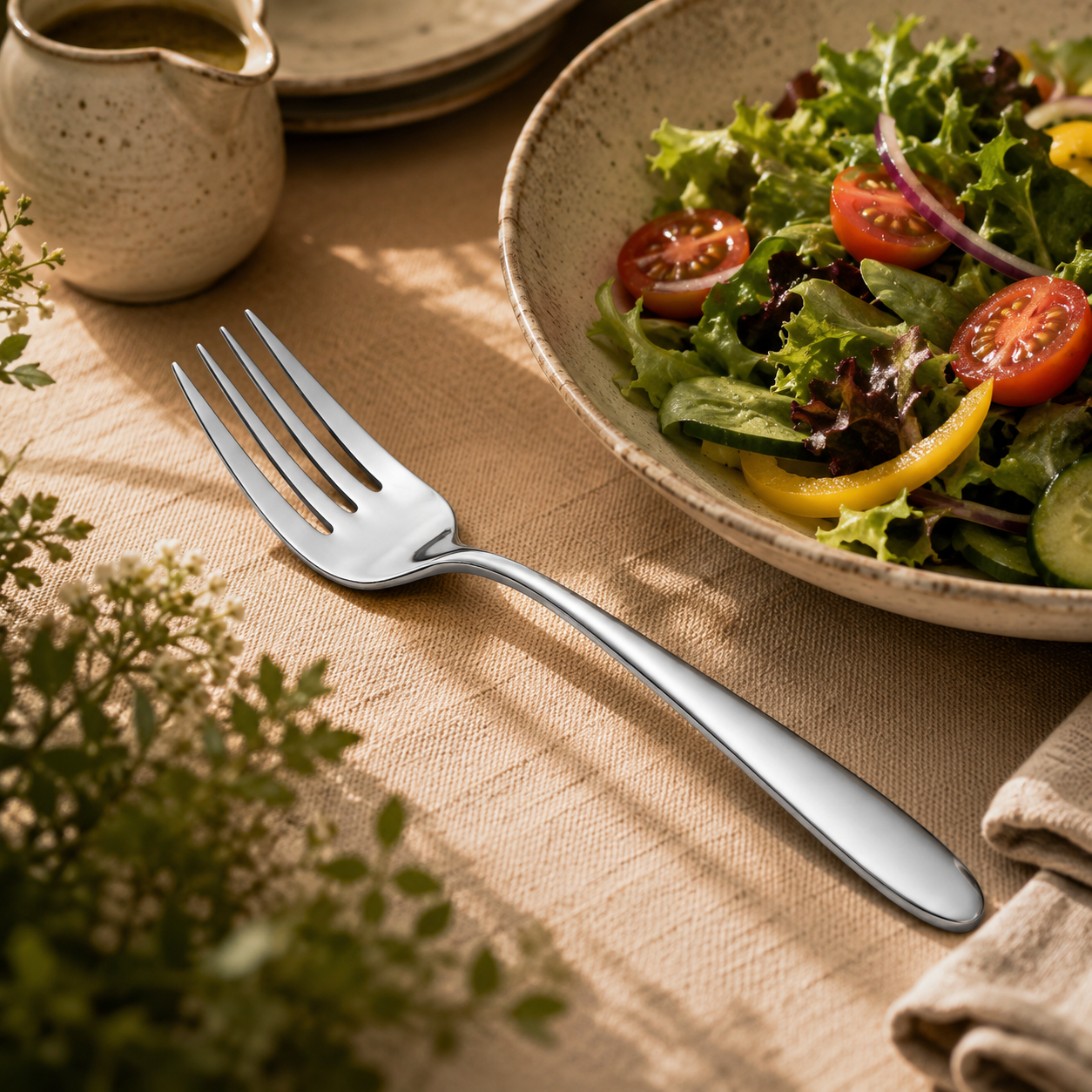 Value Stainless Steel Serving Fork