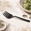 Black Tree 2-Piece Stainless Steel Black Serving Fork